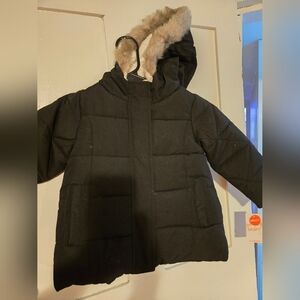 NWT Boys Black Winter Jacket Size 3T